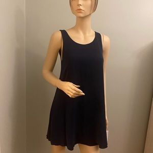 Alice‎ + Olivia Silk Mini Dress Navy Blue - Size Small Petite